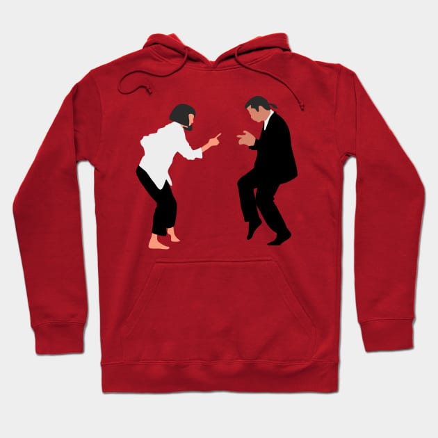 Mia & Vincent - Pulp Fiction Hoodie by Randomart